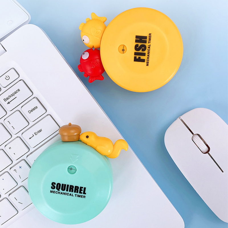 Cute Cartoon Rabbit Magnetic Paste Timer Creative Kitchen Soup Machinery Timer Alarm Kitchen Cooking Countdown Mechanical Timer. 