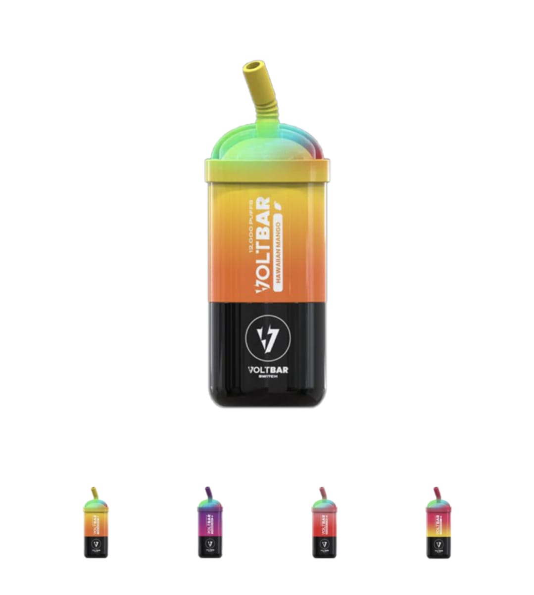 Vape-Voltbar Switch 12000 Puffs Starter Kit - Mango Kiwi Disposable Vape e-Cigarette Without Liquid Gaft Flaveor 1. 