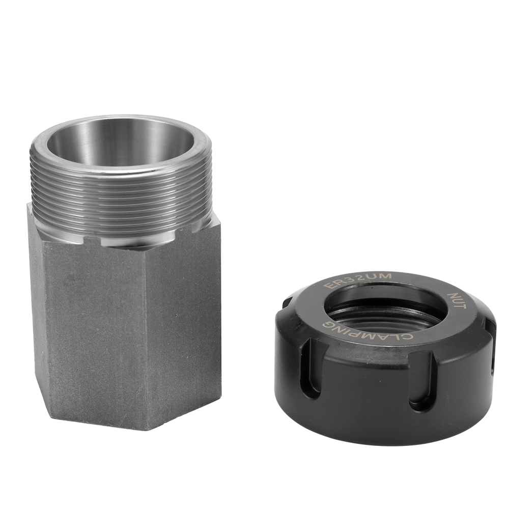 Hard Steel Hex CNC Engraving Cutting Machine Lathe Tool Holder ER-32 Collet Block. 
