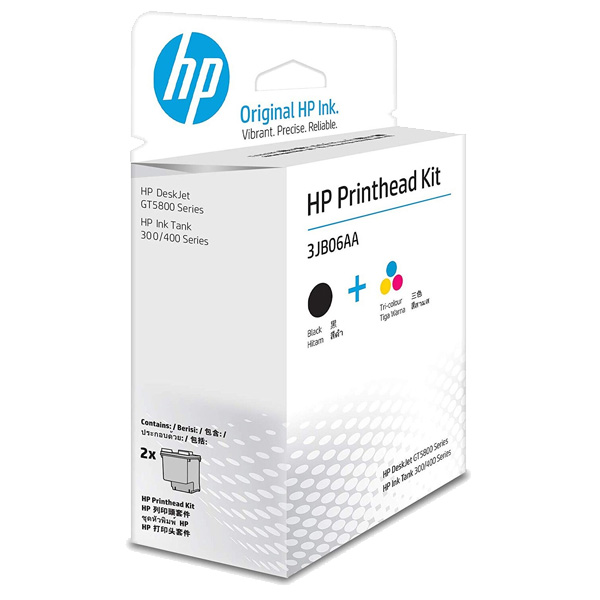 HP Printhead Kit, 3JB06AA, Combo Pack, GT51, GT52, HP Printhead Kit 3JB06AA, Printerhead. 