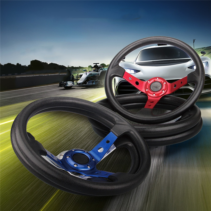 XHHDQES For G29 Racing Game, Racing Steering Wheel Gaming Steering Wheel Universal, 14 Inch 350mm, C. 