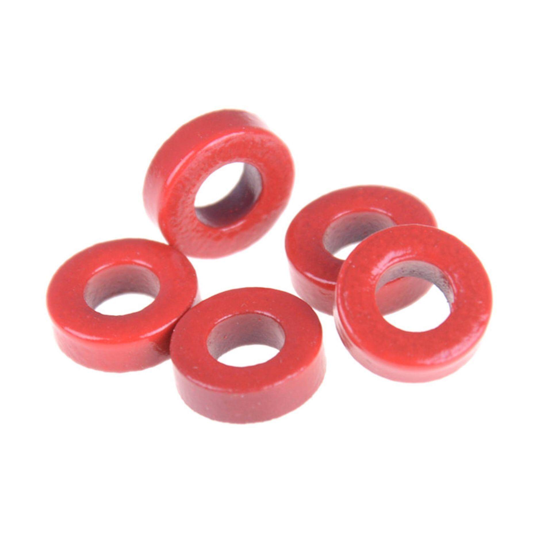 5 Pcs Micro Metals Amidon T37-2 Iron Powder Toroidal Core T-37-2 Toroid. 