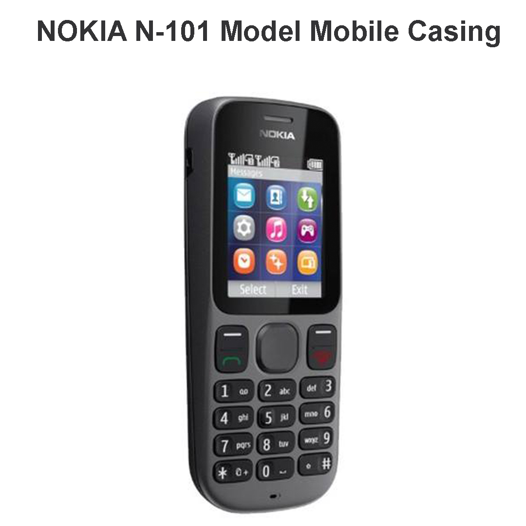 For Nokia N101 Front & Back Side Mobile Casing/Housing with Keypad. 