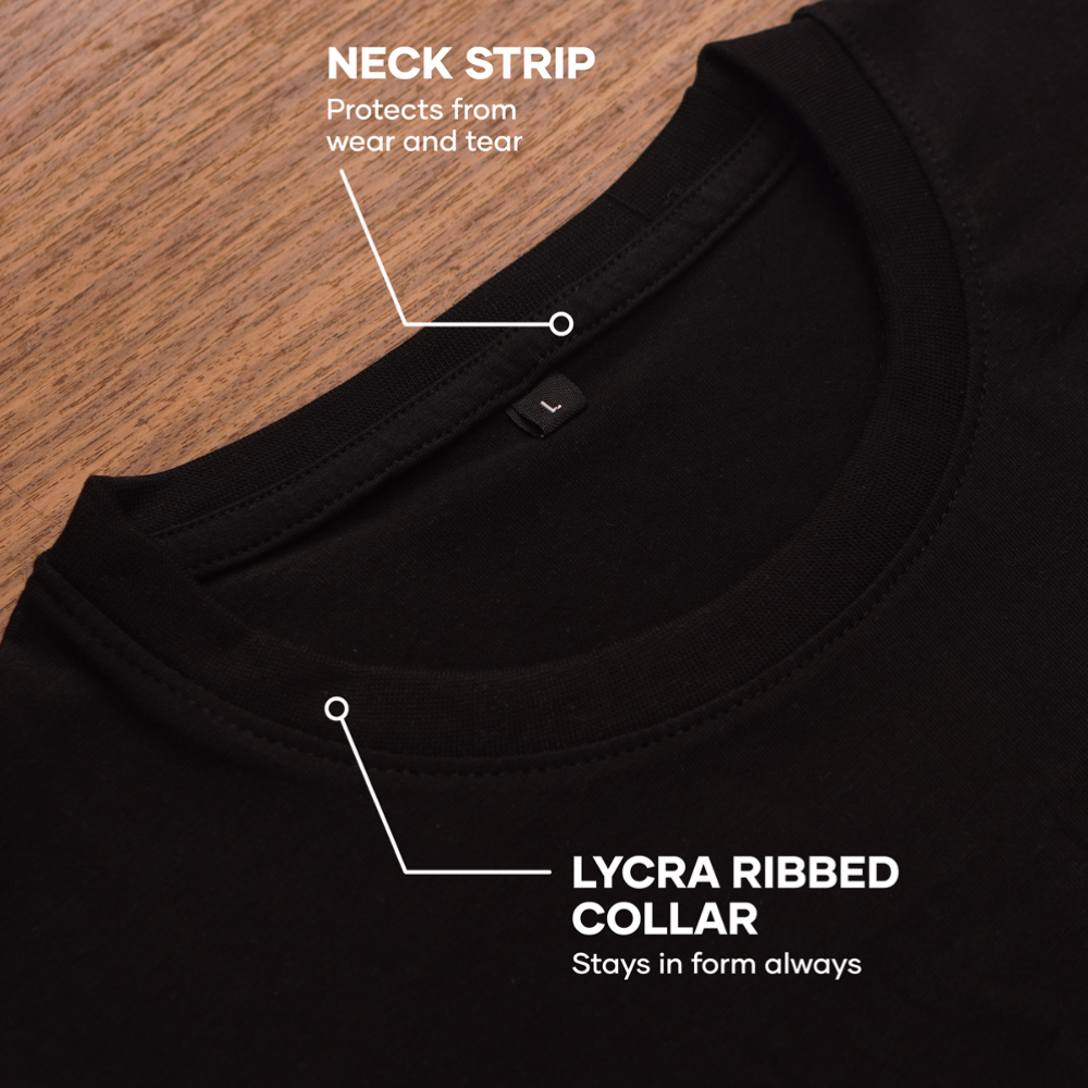Hala Madrid - Round neck Premium T-shirt (100% Export quality cotton). 