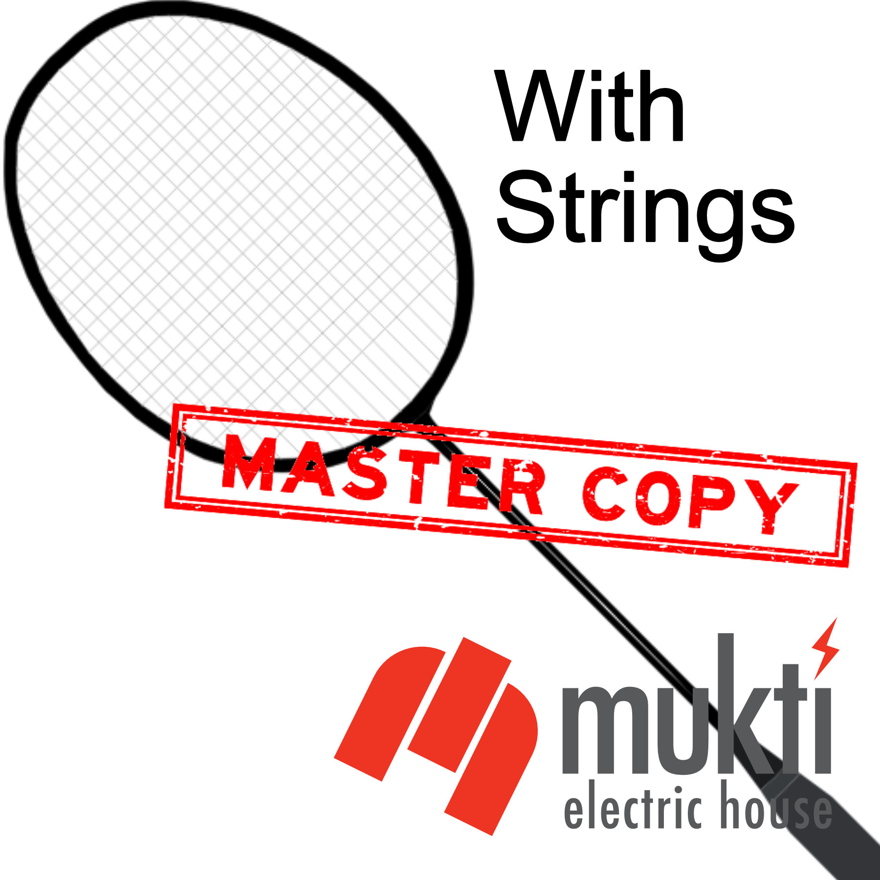 MAXBOLT BLACK Badminton Racket Bat Duplicate Master Copy. 