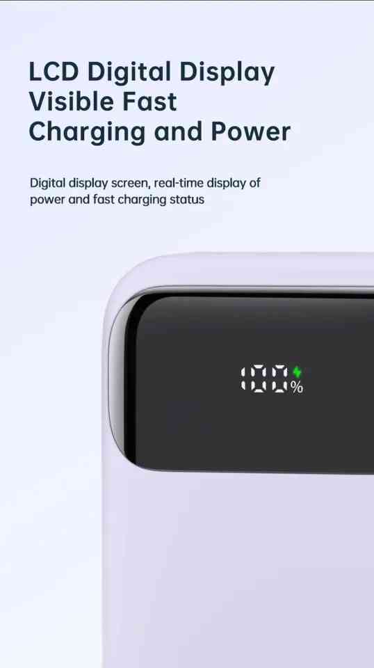Mcdodo MC-324 22.5W 10000mAh Power Bank With Built-in Type-C Cable. 