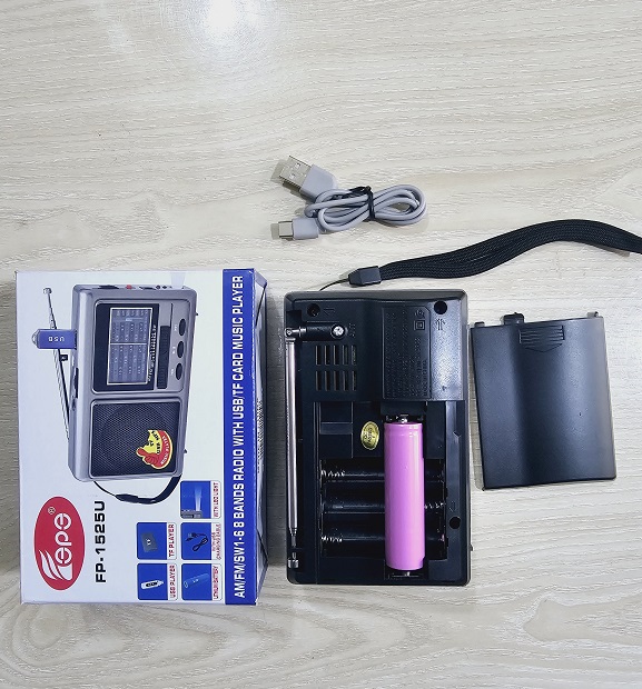 FEPE FP-1525U FM Radio With Multi Function Music Player AM/FM/SW. 