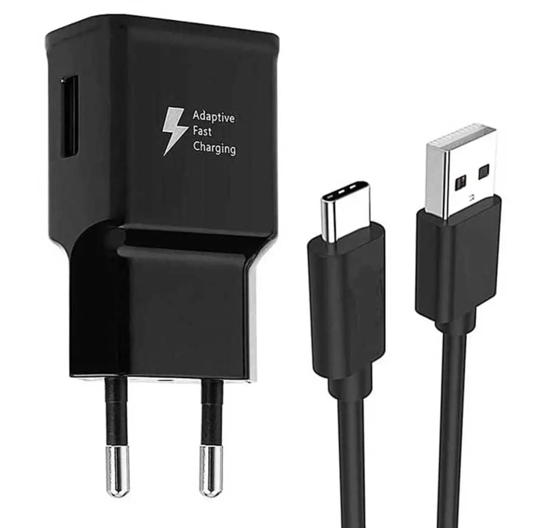 Samsung Fast Charger 15 Watt With Type_C Cable For All Android Mobile Fast Charger. 