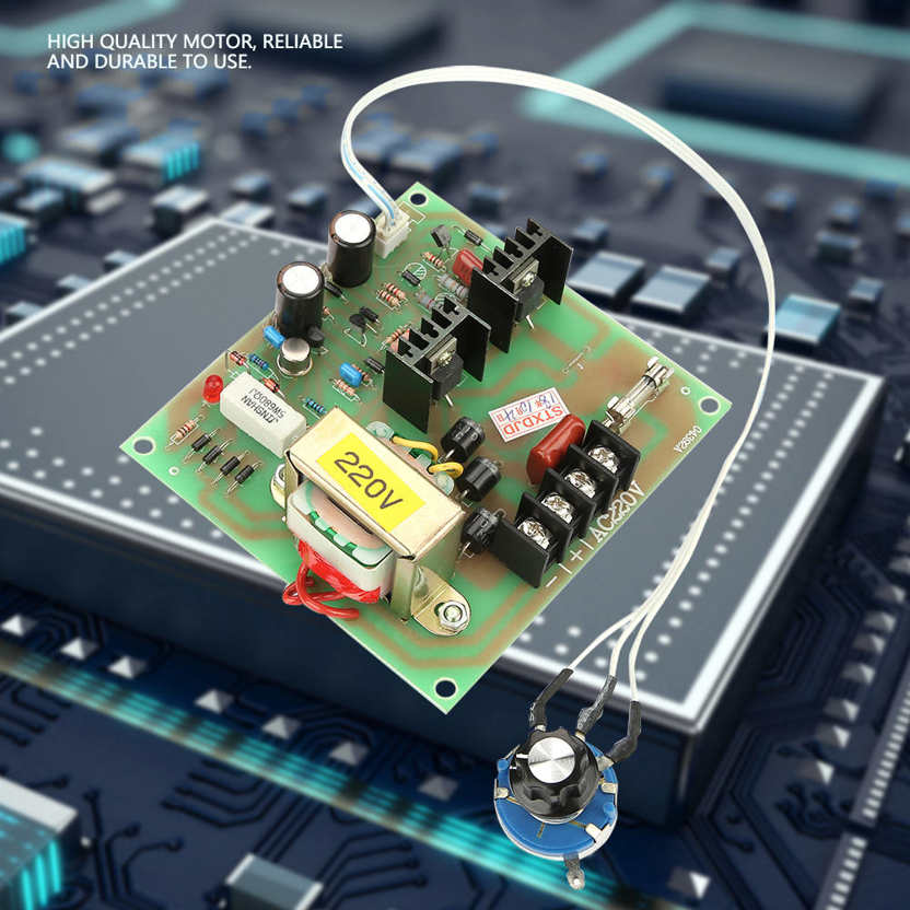 DC Motor Speeding Controller 220V 750W Variable Speed ​​Controller Governor Electric. 