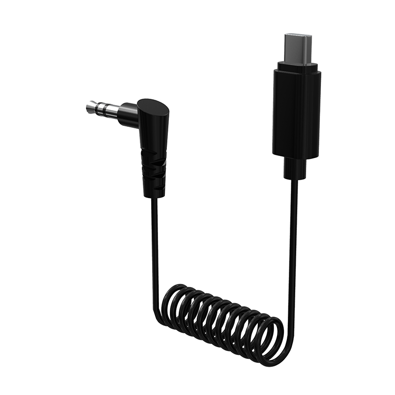 Hollyland Microphone Adapter Cable for 3.5mm TRS to Type-C Lightning iPhone Port for Lark 150 M1 Wireless Mic System. 