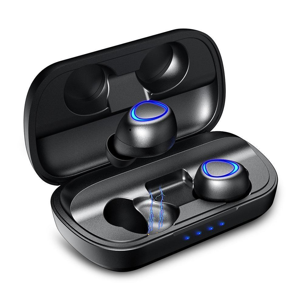 For IP010 PLUS Wireless Charging With Mobile Power Bluetooth Headset Bluetooth 5.0 Sports Wireless Binaural Earphone. 