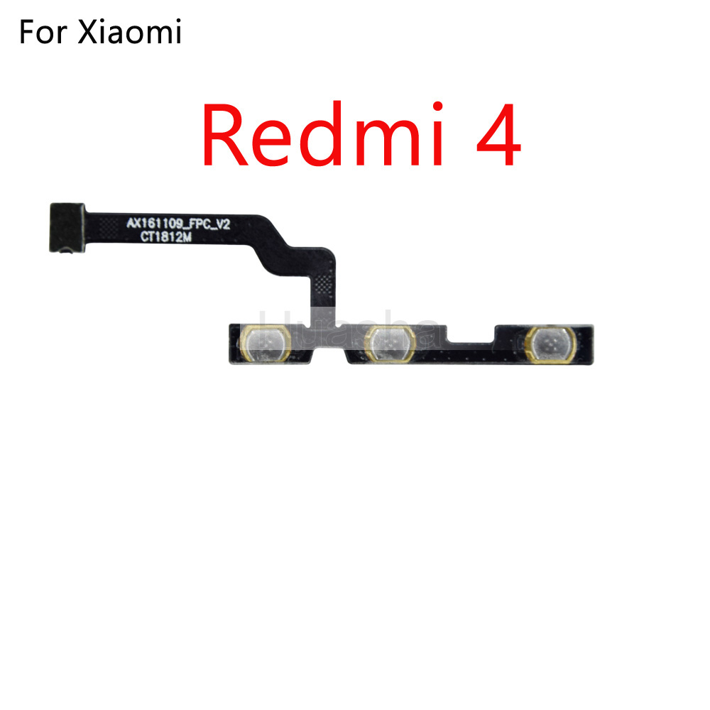Power Volume Button Switch On Off Button Flex Cable For Xiaomi Redmi 3 3S 4A Note 2 3 4 5 Plus Pro 4X S2. 