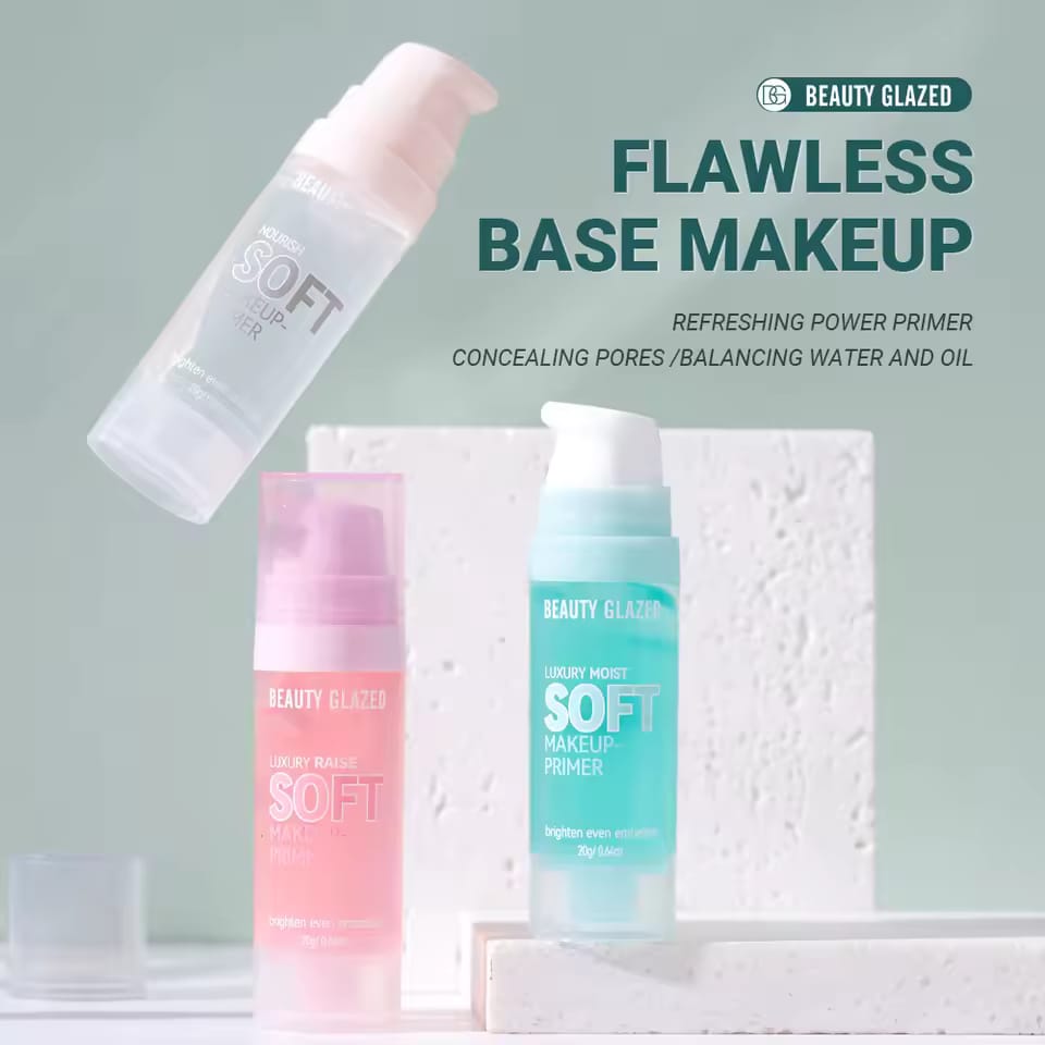 BEAUTY GLAZED Luxury Raise, Nourish, Moist Soft Make Up Primer 20g. 