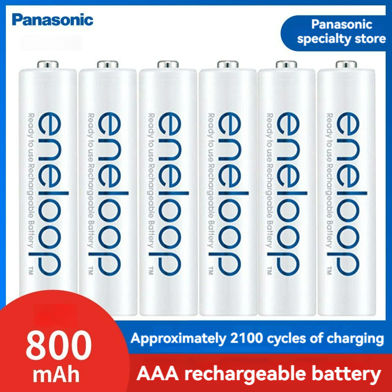 Panasonic Eneloop original AA AAA rechargeable battery 1.2v 1900mAh 800mAh pre-charged nimh suitable for flashlight camera toys. 