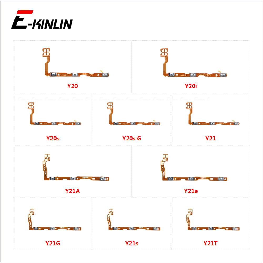 Switch Power ON OFF Key Mute Volume Button Flex Cable For Vivo Y20 Y20i Y20s G Y21 Y21A Y21e Y21G Y21s Y21T Replacement Parts. 