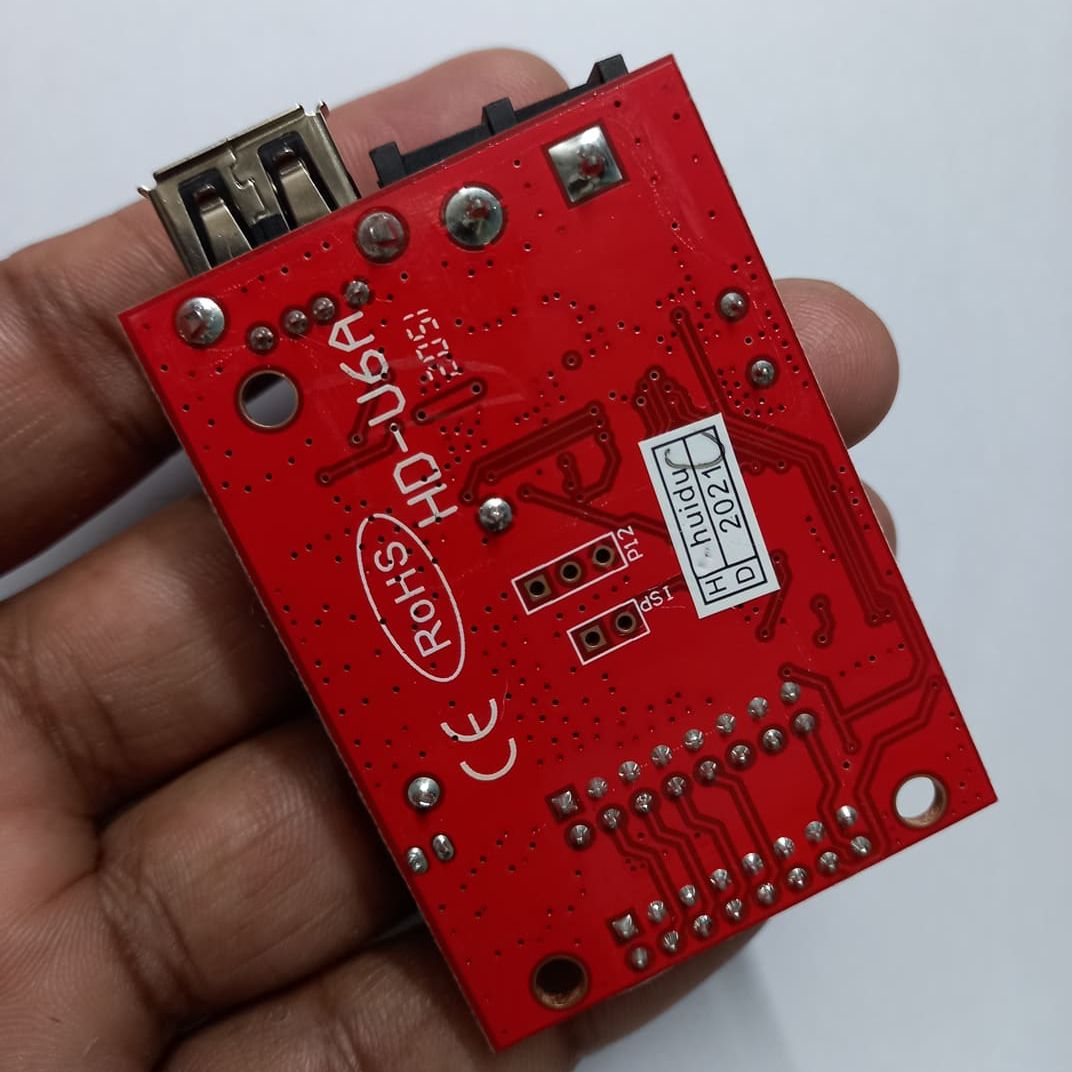 HD-U6A Single Color 320x32 Pixel 12 Led Control Card 2 Line Pixel Support U6A Driver Board  p10 p16 p20 Single Color Panel Replacement U6A LED Driver Control Board . 