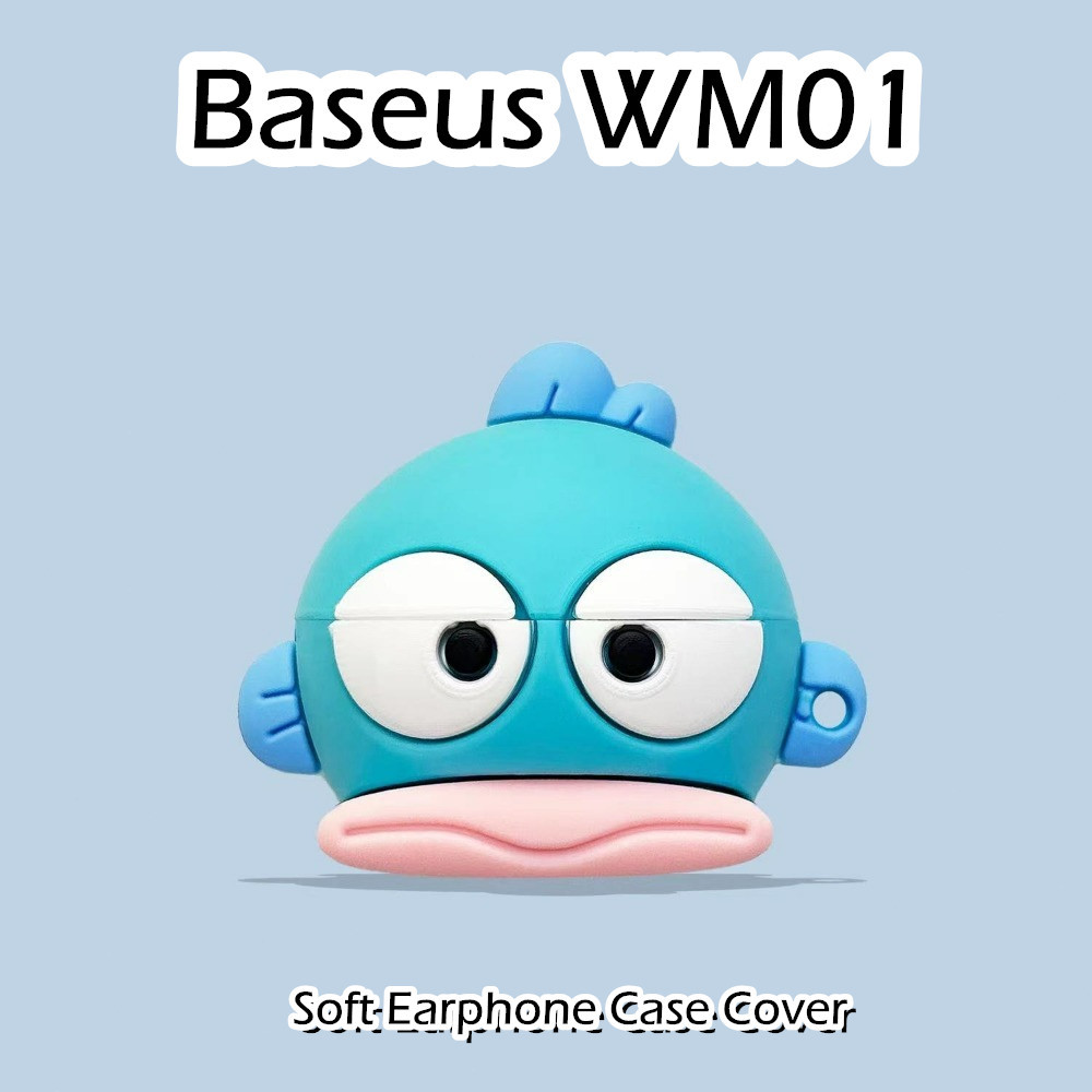 Original For Baseus WM01 cartoon Silicone Earphone Case Cover Shock resistant NO.1. 