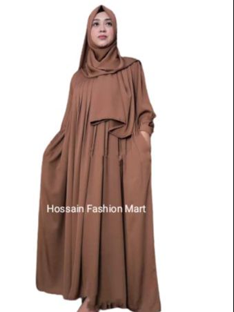 Pocket Gown Abaya Burka Kuchi Burka New Style Dubai Cherry Fabrics - Suitable for All Seasons and Occasions. 