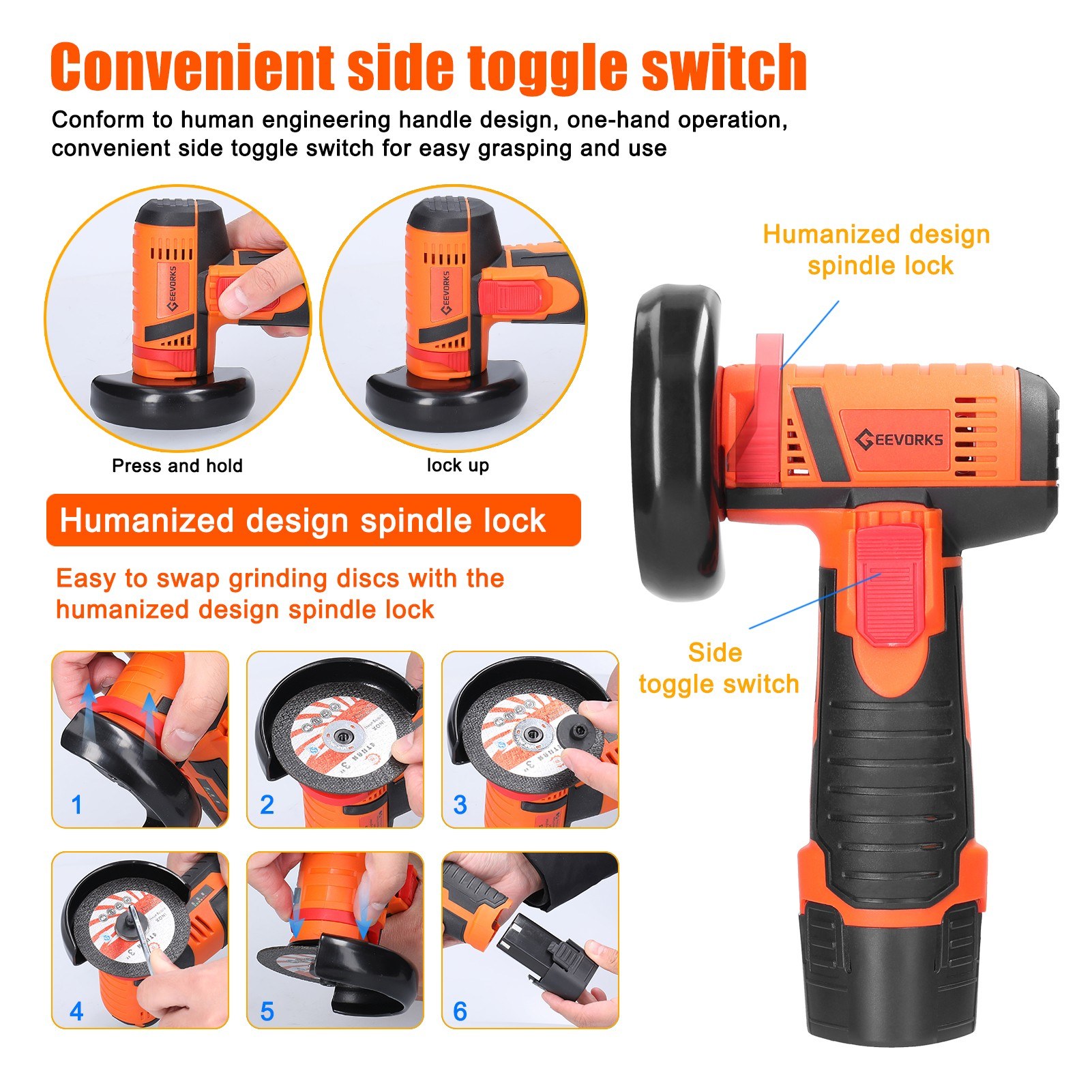 19500rpm electric grinding tool multifunctional mini grinder cutting and polishing - 01-eu. 