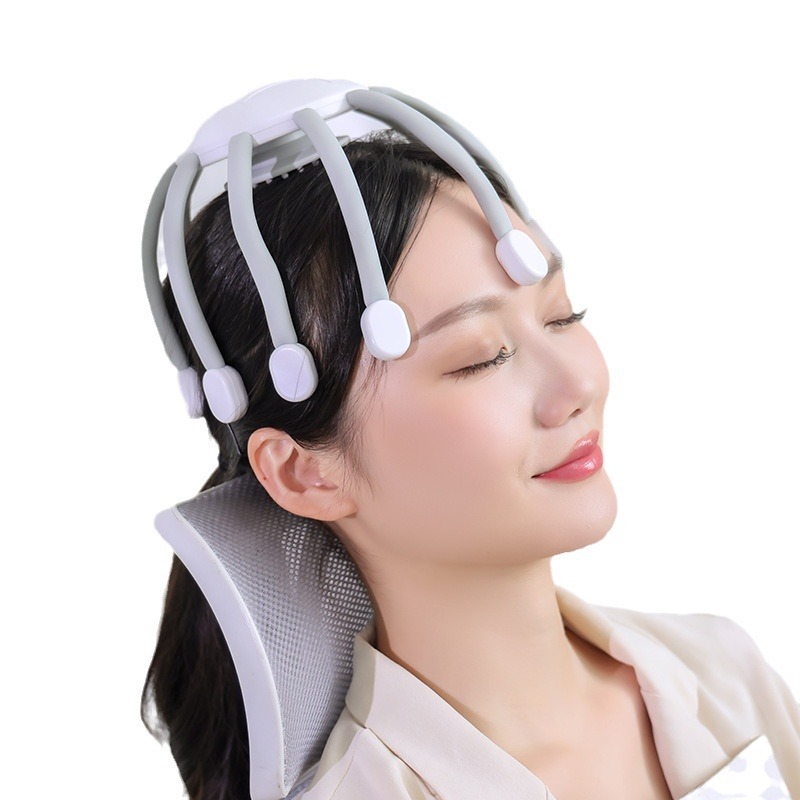 200PCS Octopus head massager intelligent multi-dimensional vibration scalp relax sleep dredge decompression massage instrument