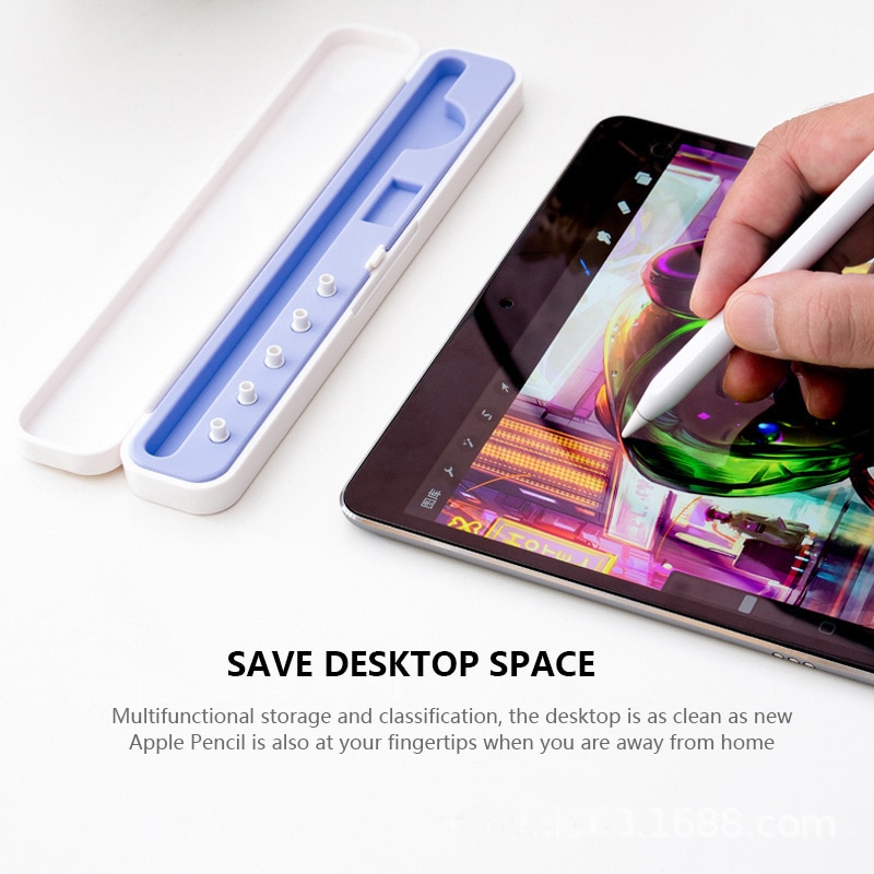 UTHAI CPC Suitable For Apple Pencil Capacitive Pen Multifunctional Universal Storage Box For Apple 1st And 2nd Generation Pens. 