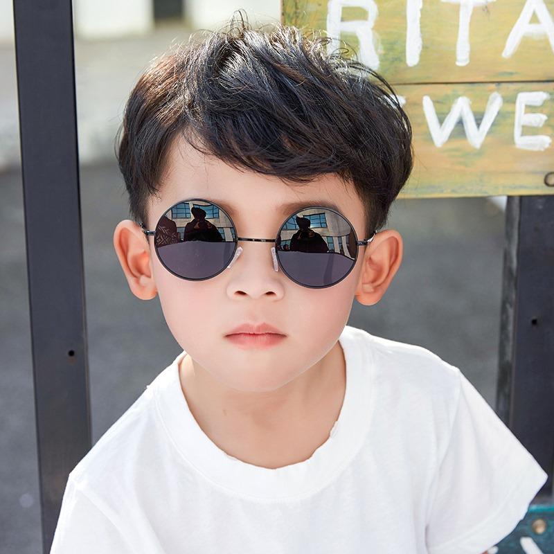 Kids Boys Girls Designer Metal Round Retro Sunglasses Buy Online