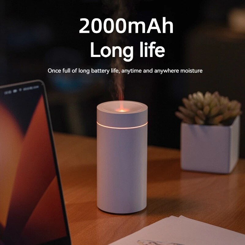 Xiaomi Mijia New Car Humidifier Portable Diffuser Essential Oil Automatic Spray Colorful Light Wireless Car Aromatherapy Machine. 