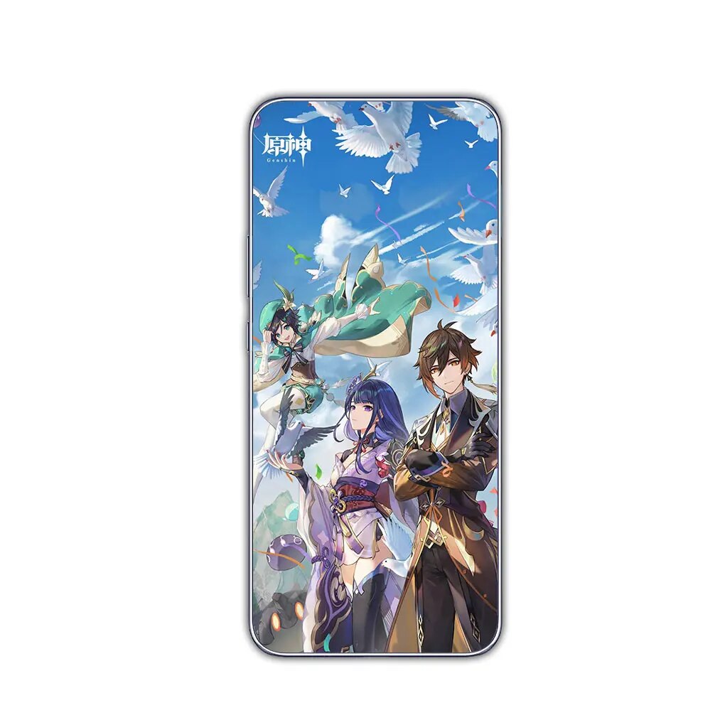 Genshin Impact Venti Cover Phone Casing for Infinix Hot 10i Note 11 10 Pro 9 Play 10T for Tecno Spark 8C 8P 5 6 8 Soft Case. 