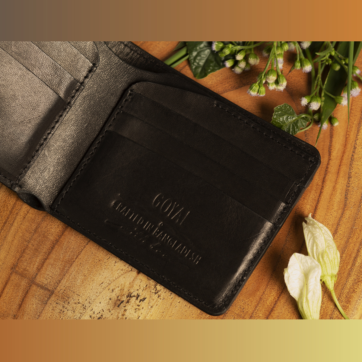 Goyal Leathert Bifold Wallet Pure Cow Leather. 