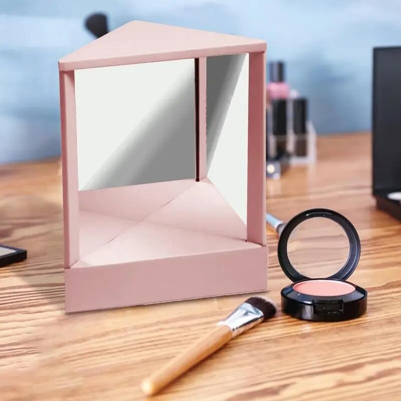 Real Me Mirror Non-Reversing Real Mirror For Vanity Portable True Mirror With Left And Right Not Reversed For Makeup Desktop. 