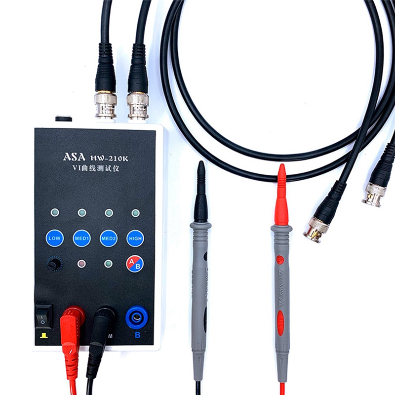 HW-210K Dual-Channel Tester VI Curve Tester Circuit Board Online Detection ASA Tester 4 Gear Frequency Alternating Speed. 