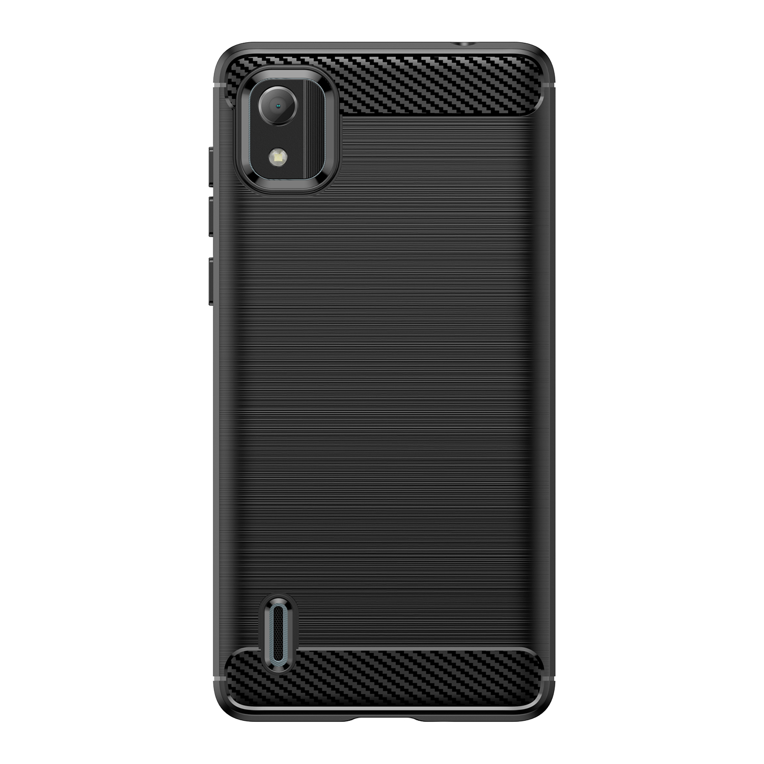 Nokia C2 2nd Edition Carbon Fiber Hi Quality Premium Soft Mobile Back Cover for Nokia C2 2nd Edition. 