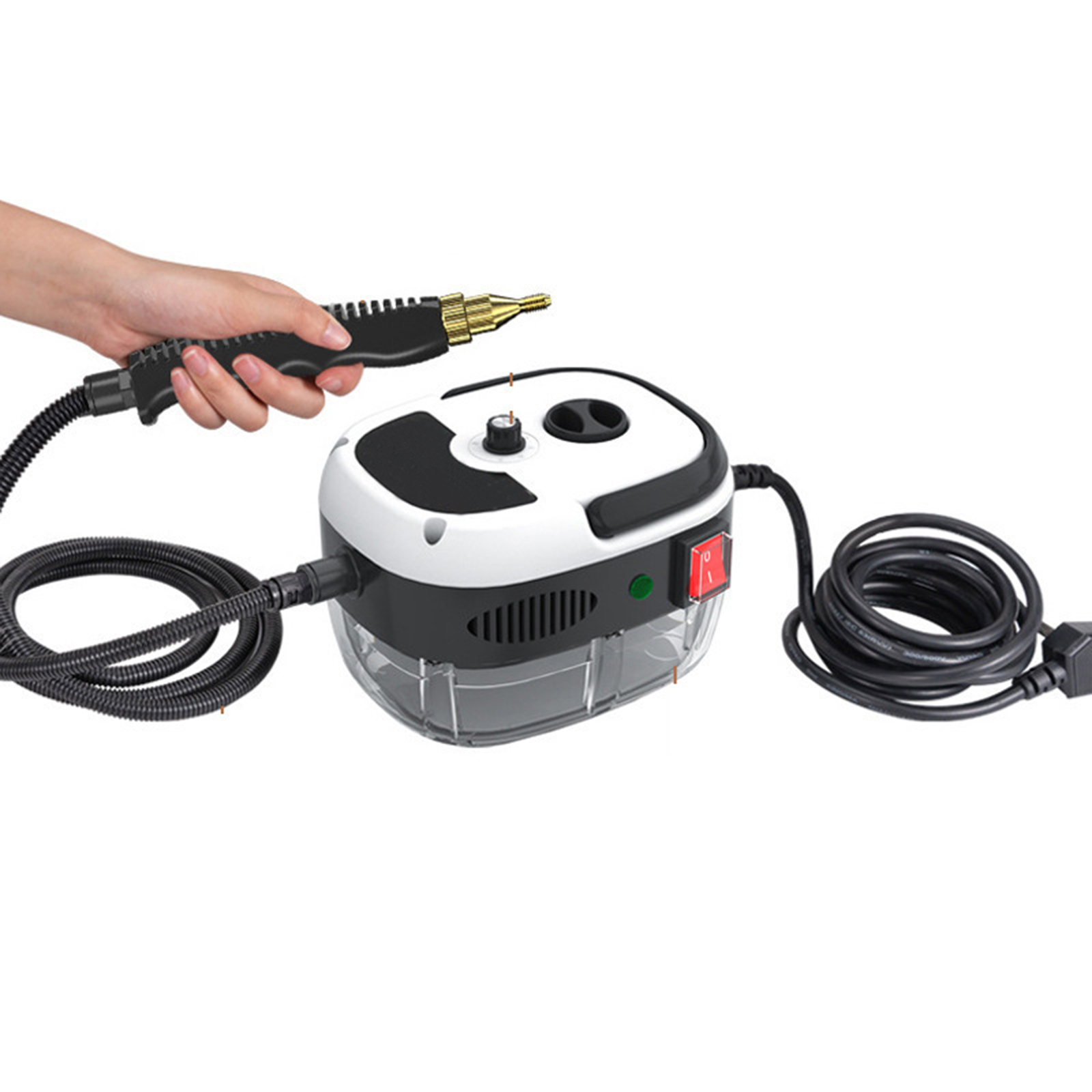GC High Pressure Steam Cleaner 2500w High-power Portable Handheld High Temp Steamer Cleaning Machine For Home Use. 