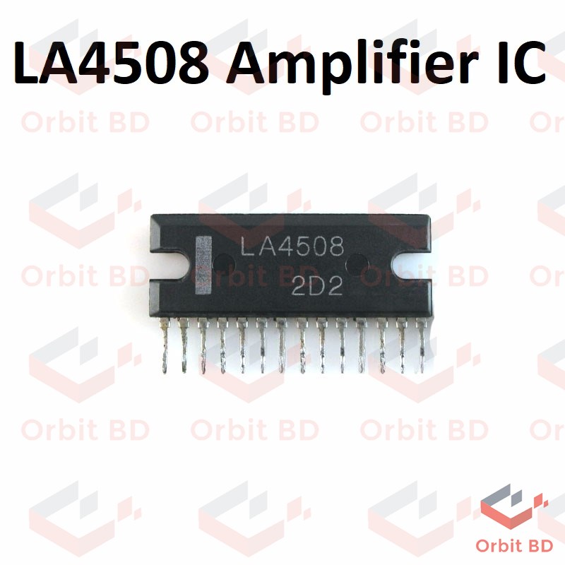 IC LA4508 LA 4508 Audio Power Amplifier LA4508 8.5W 9V 12V ZIP 14 Pin Dual 2 Channels Stereo Audio Board Amplifier IC LA 4508 Electrical Circuitry & Parts. 