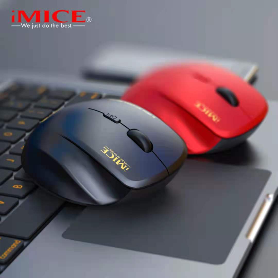 IMIC USB Wireless Mouse 2000DPI USB 2.0 Receiver Optical Computer Mouse 2.4Ghz Ergonomic Mice For Laptop PC Sound Silent Mouse. 