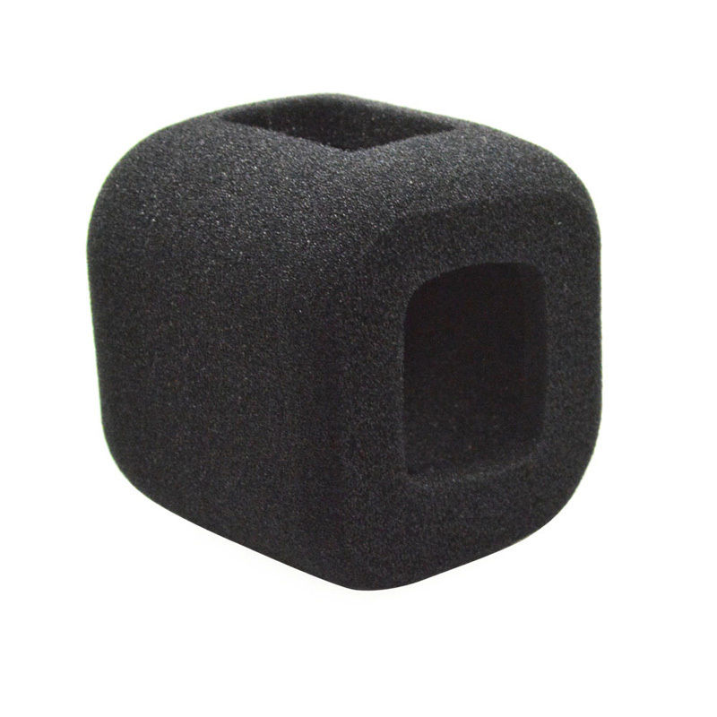 Wind Noise Reduction Windproof Sponge Foam Cover for Gopro Hero 5 4 Session Cam - black. 