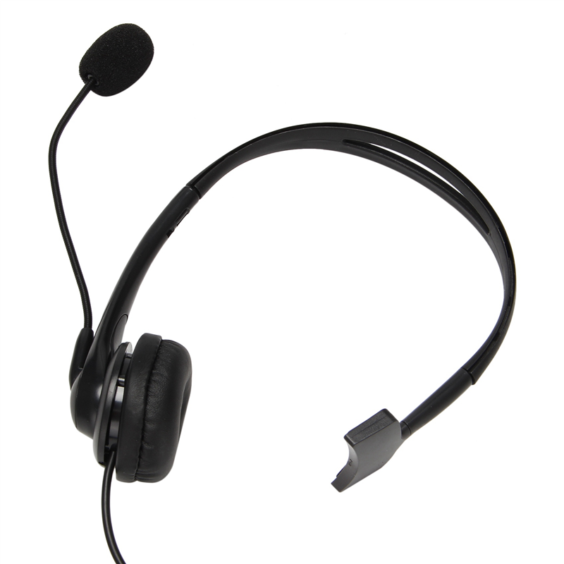 6X USB Call Center Headset with Noise Cancelling Mic Monaural Headphone for PC Home Office Phone Service Plug and Play. 