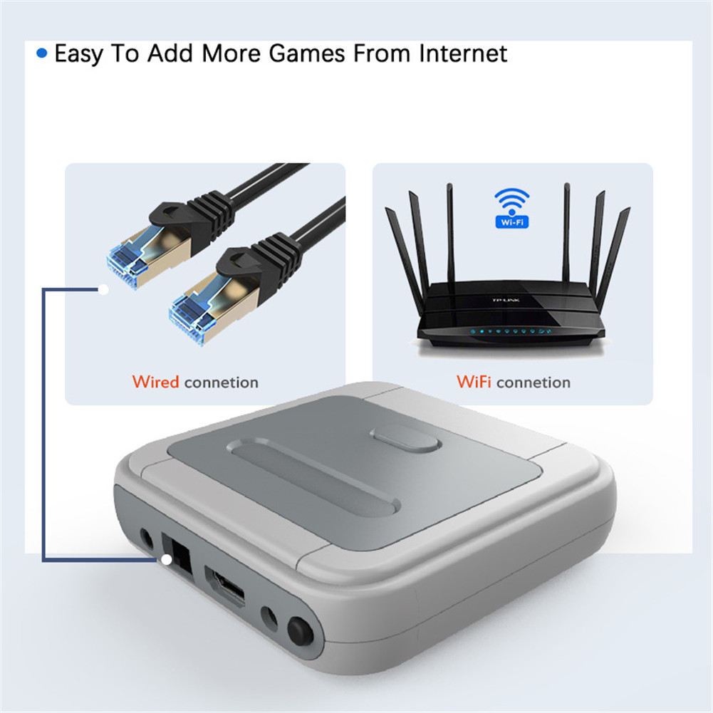Retro Wifi Super Console X Pro 4K Hd Tv Video Game Consoles Voor PS1/Psp/N64/dc Met 50000 + Games Met 2.4G Draadloze Controllers. 