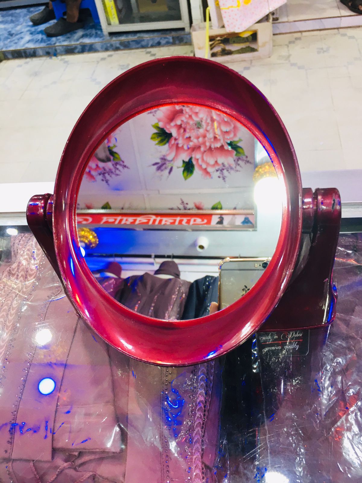 2 Way Table Glass Mirror Both side mirror. 