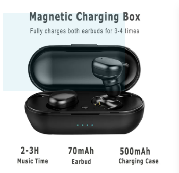 HLstar® NEW Air buds Y30 TWS Bluetooth Headphones Stereo Wireless Earphones Earbuds In-ear Noise Reduction Waterproof Headphones With Microphone For Mobile. 
