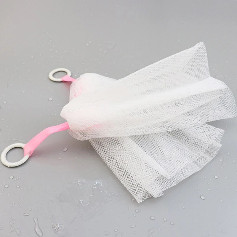 【Hey my home】Bathroom Accessories Body Soap Net Bubble Helper Mesh Bath Tools Color