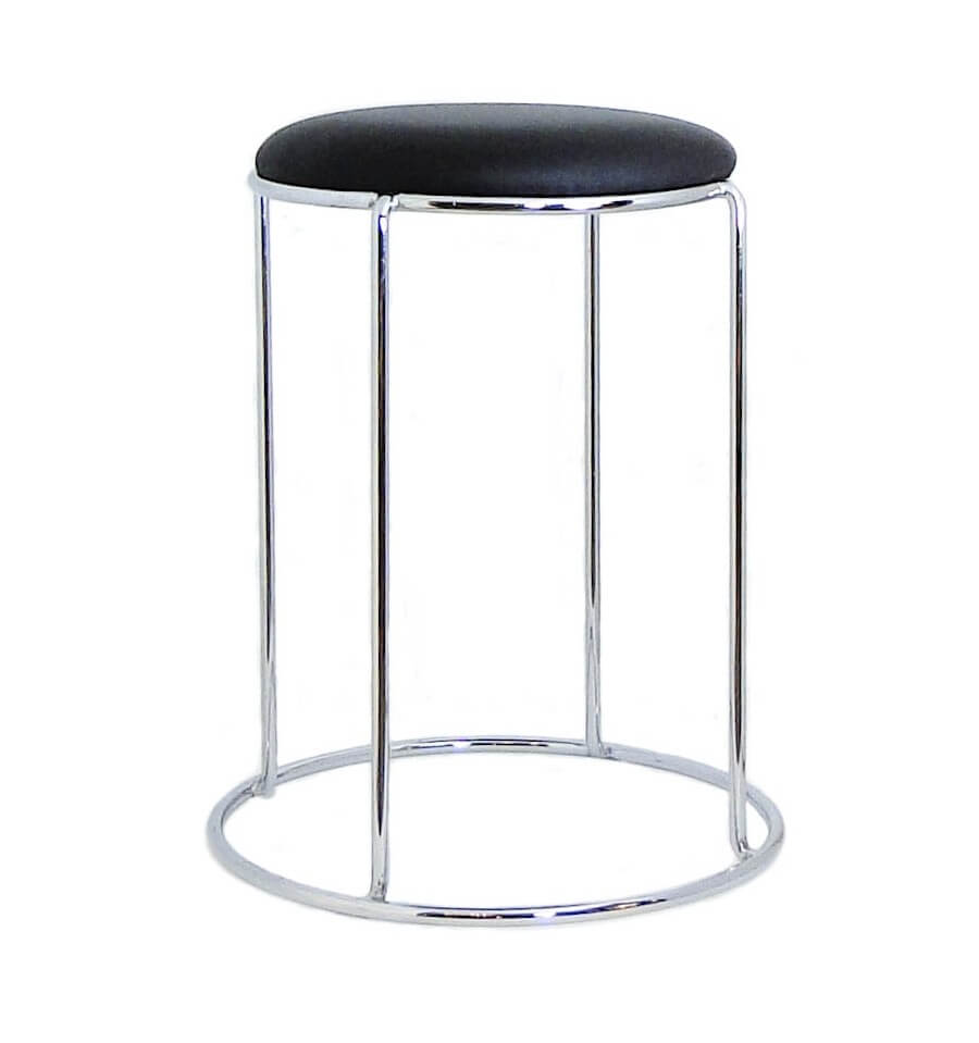 Stainless Steel Round Stool/ SS steel stool/Stool for Office and Home by Chair Land (1PCS). 