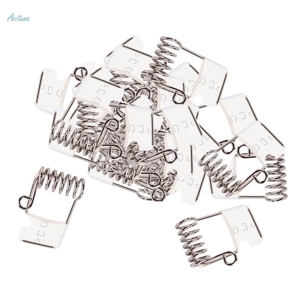2x30pcs LED Panel Spring Clip Ceiling Lamp Spotlight Fixed Circle Spring Clip. 