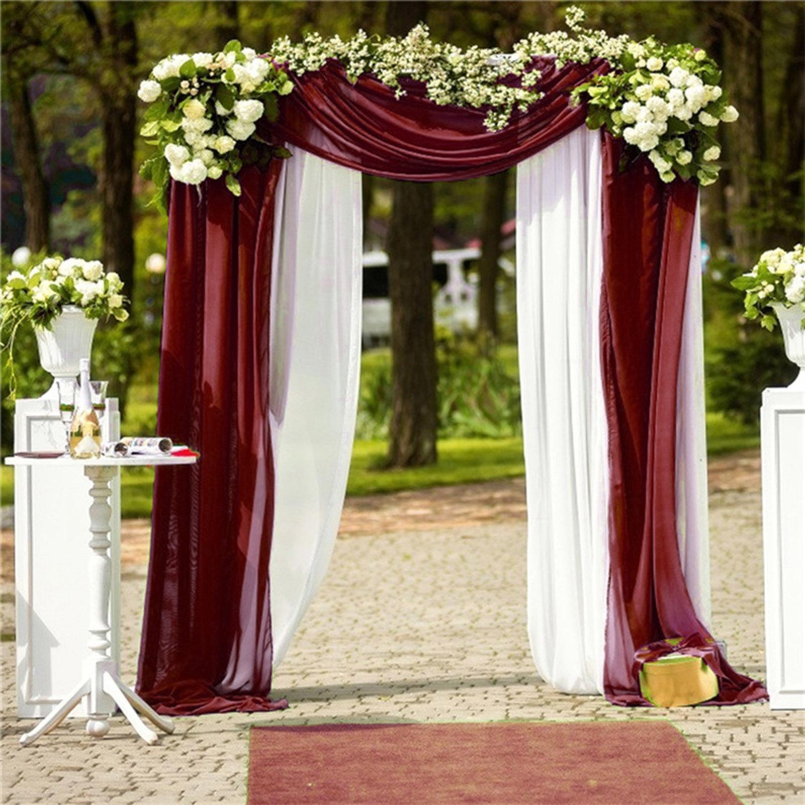 Childrenworld Backdrop Curtain Smooth Premium Ceremony Reception Draping Swag. 