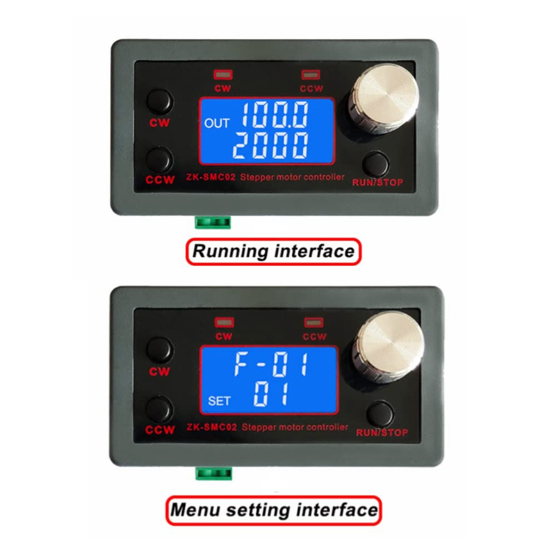 -SMC02 Stepper Motor Driver Integrated Board Forward/Reverse Pulse Speed Angle ControlModule for 42 57Motor. 