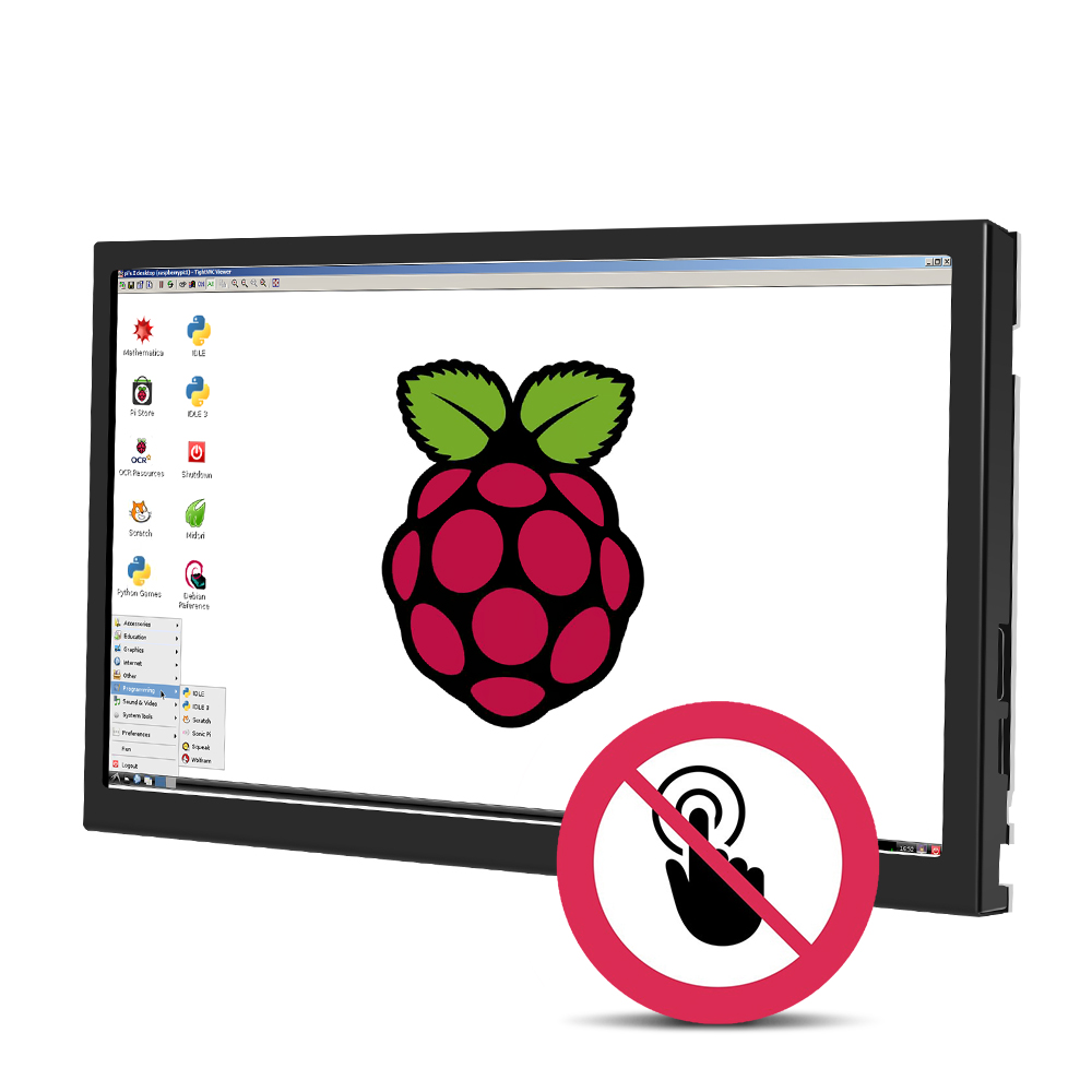 IPS 7Inch Screen HDMI NONTouch Module 1024 x 600 for Raspberry Pi 3 Pi4 PC monitor orange pi Case screen with Portable