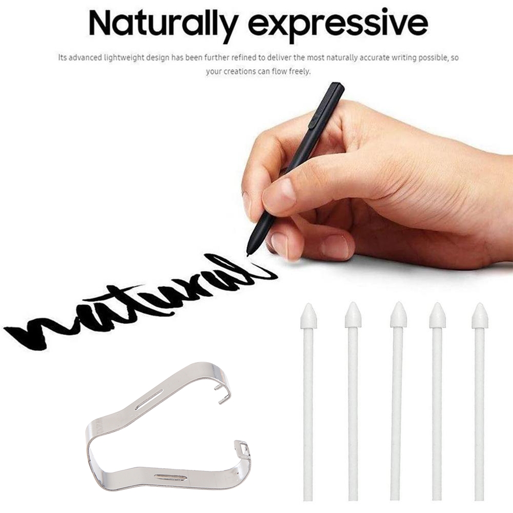 6 in 1 Universal Stylus Pen Replacement Pencil Tips For Samsung Galaxy Tab S8 / S7 / S6 / Galaxy Note20 / Note10 / S23 Ultra / S22 Ultra. 