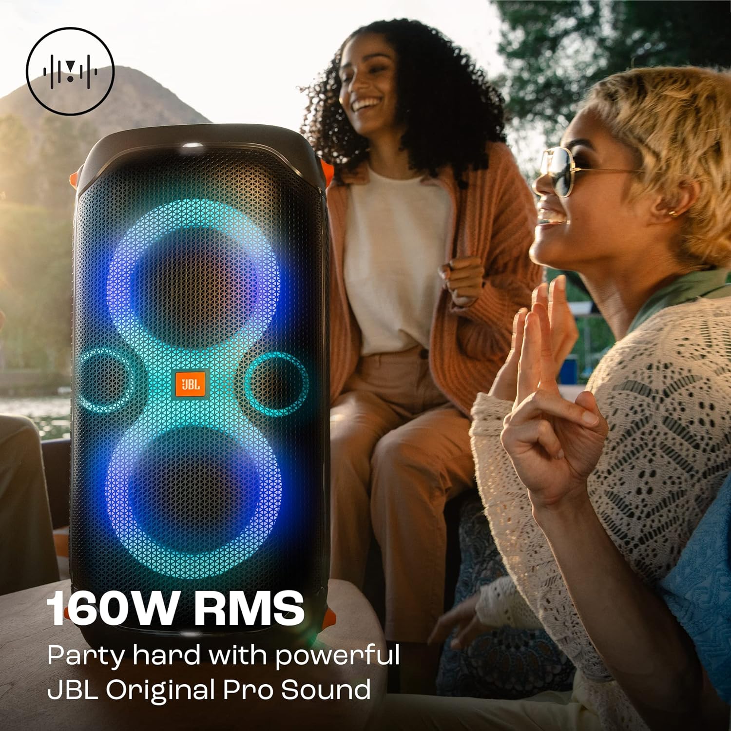 JBL PartyBox110 Bluetooth Portable Party Speaker. 