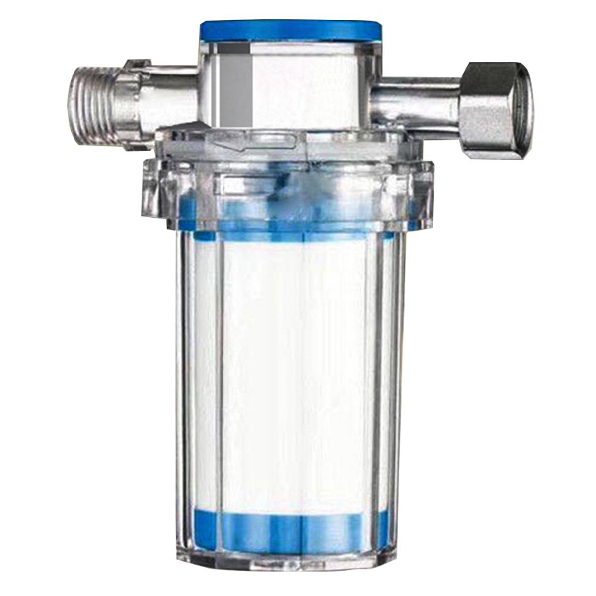 2 Set Water Filter Front Tap Water Purifier Mesh Strainer Water Pump Filter Irrigation High Flow Pipeline Filter, 142X113X55Mm & 121X88X52Mm