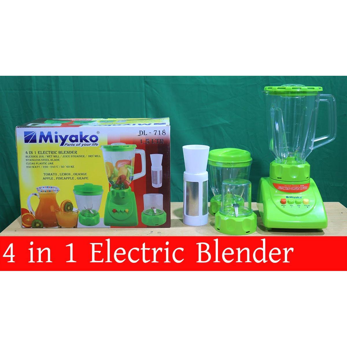 Miyako 4 in 1 Blender DL-718 (Mixed color)